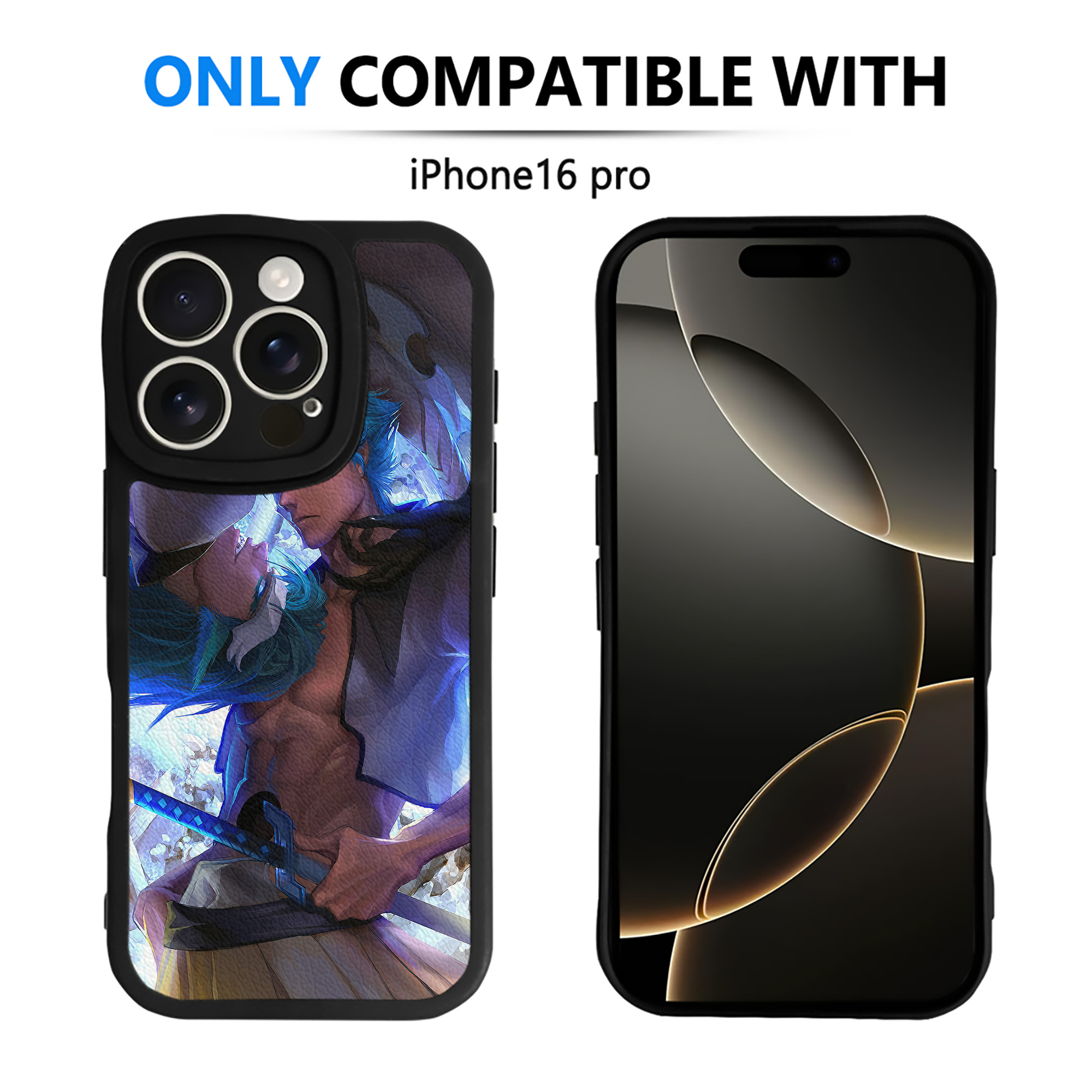 （画像用） ブリーチ BLEACH 【iPhone 16シリーズ対応】シリコンスマホケース（レザー調） 材質：シリコン